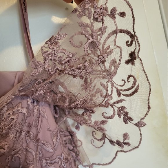 Morilee Chiffon Desert Rose gown - Picture 5 of 16